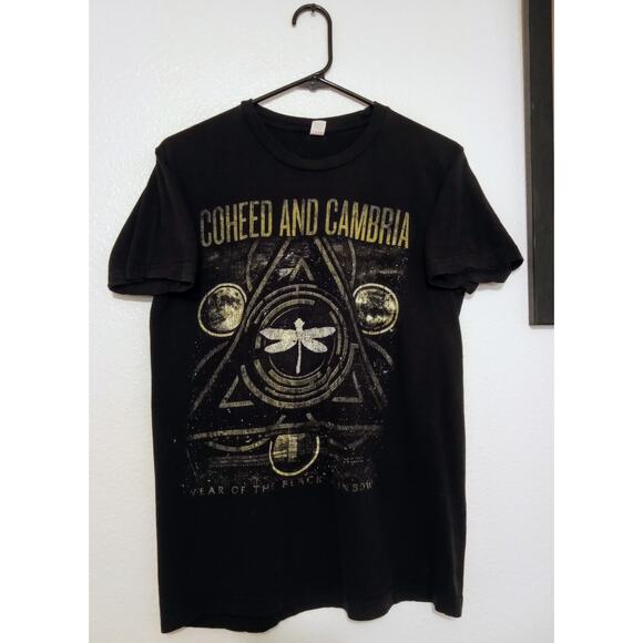 VTG Y2K Coheed and Cambria Year of the Black Rainbow Tour Tee Prog Rock SZ M - Picture 1 of 7